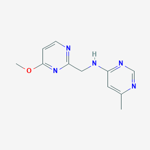 N-[(4-methoxypyrimidin-2-yl)methyl]-6-methylpyrimidin-4-amine