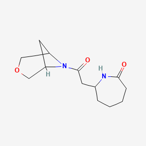 7-[2-(3-Oxa-6-azabicyclo[3.1.1]heptan-6-yl)-2-oxoethyl]azepan-2-one