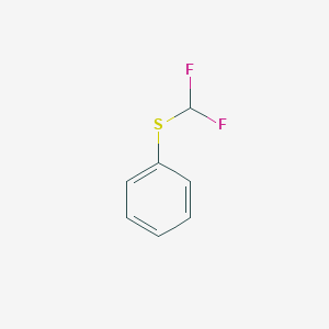 molecular formula C7H6F2S B072450 [(二氟甲基)硫基]苯 CAS No. 1535-67-7
