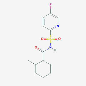 N-(5-fluoropyridin-2-yl)sulfonyl-2-methylcyclohexane-1-carboxamide