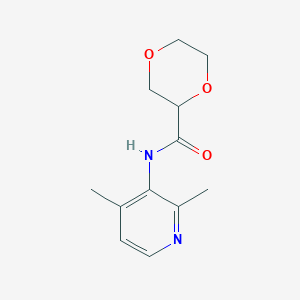 N-(2,4-dimethylpyridin-3-yl)-1,4-dioxane-2-carboxamide