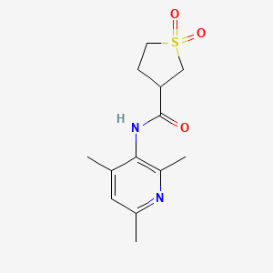 1,1-dioxo-N-(2,4,6-trimethylpyridin-3-yl)thiolane-3-carboxamide