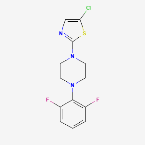 5-Chloro-2-[4-(2,6-difluorophenyl)piperazin-1-yl]-1,3-thiazole