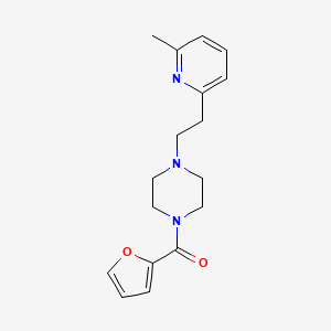 Furan-2-yl-[4-[2-(6-methylpyridin-2-yl)ethyl]piperazin-1-yl]methanone