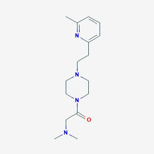 2-(Dimethylamino)-1-[4-[2-(6-methylpyridin-2-yl)ethyl]piperazin-1-yl]ethanone