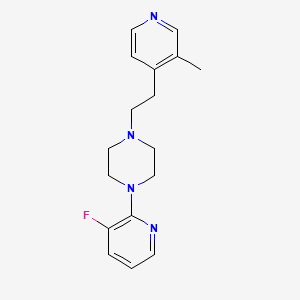 1-(3-Fluoropyridin-2-yl)-4-[2-(3-methylpyridin-4-yl)ethyl]piperazine