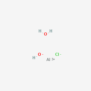 molecular formula AlClH3O2+ B072454 Aluminum sesquichlorohydrate CAS No. 1327-41-9