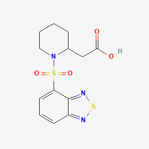 2-[1-(2,1,3-Benzothiadiazol-4-ylsulfonyl)piperidin-2-yl]acetic acid