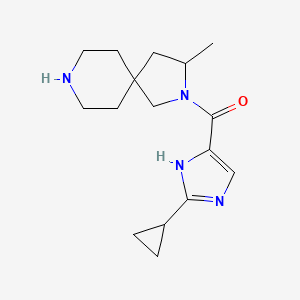 (2-cyclopropyl-1H-imidazol-5-yl)-(3-methyl-2,8-diazaspiro[4.5]decan-2-yl)methanone