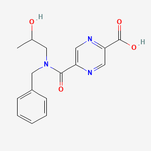 5-[Benzyl(2-hydroxypropyl)carbamoyl]pyrazine-2-carboxylic acid