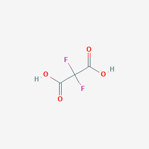 molecular formula C3H2F2O4 B072460 二氟丙二酸 CAS No. 1514-85-8