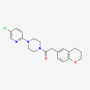 1-[4-(5-chloropyridin-2-yl)piperazin-1-yl]-2-(3,4-dihydro-2H-chromen-6-yl)ethanone