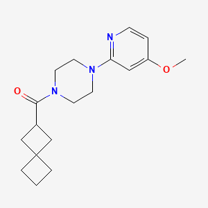 [4-(4-Methoxypyridin-2-yl)piperazin-1-yl]-spiro[3.3]heptan-2-ylmethanone