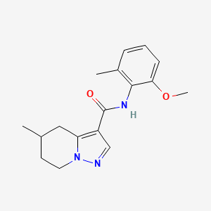 N-(2-methoxy-6-methylphenyl)-5-methyl-4,5,6,7-tetrahydropyrazolo[1,5-a]pyridine-3-carboxamide