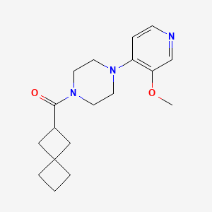 [4-(3-Methoxypyridin-4-yl)piperazin-1-yl]-spiro[3.3]heptan-2-ylmethanone