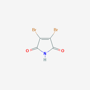 molecular formula C4HBr2NO2 B072464 3,4-二溴-1h-吡咯-2,5-二酮 CAS No. 1122-10-7