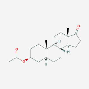molecular formula C21H32O3 B072467 乙酸雄甾酮 CAS No. 1164-95-0