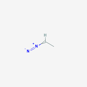 molecular formula C2H4N2 B072472 重氮乙烷 CAS No. 1117-96-0