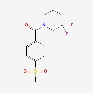 (3,3-Difluoropiperidin-1-yl)-(4-methylsulfonylphenyl)methanone