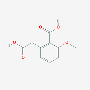 B072474 2-(Carboxymethyl)-6-methoxybenzoic acid CAS No. 1137-31-1