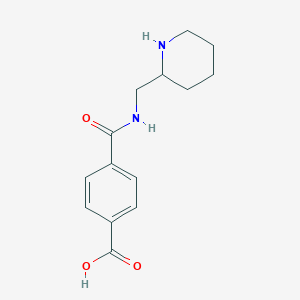 4-(Piperidin-2-ylmethylcarbamoyl)benzoic acid