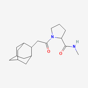 1-[2-(2-adamantyl)acetyl]-N-methylpyrrolidine-2-carboxamide