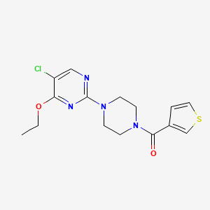 [4-(5-Chloro-4-ethoxypyrimidin-2-yl)piperazin-1-yl]-thiophen-3-ylmethanone