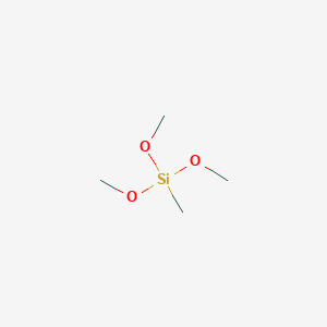 molecular formula C4H12O3Si B072481 三甲氧基甲基硅烷 CAS No. 1185-55-3
