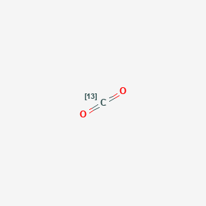 molecular formula CO2 B072488 碳-13C 二氧化碳 CAS No. 1111-72-4