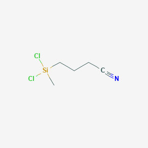 molecular formula C5H9Cl2NSi B072501 4-(二氯甲基甲硅烷基)丁腈 CAS No. 1190-16-5
