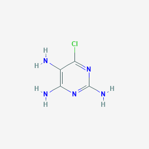 molecular formula C4H6ClN5 B072524 6-氯嘧啶-2,4,5-三胺 CAS No. 1194-78-1