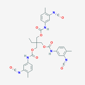 molecular formula C33H32N6O9 B072536 Trimethylolpropane tris((3-isocyanato-4-methylphenyl)carbamate) CAS No. 1431-54-5