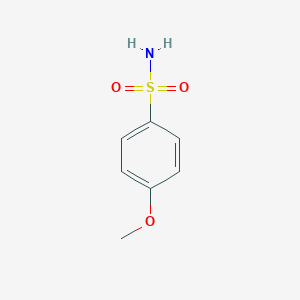 molecular formula C7H9NO3S B072560 4-甲氧基苯磺酰胺 CAS No. 1129-26-6