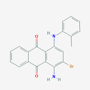B072562 1-Amino-2-bromo-4-o-toluidinoanthraquinone CAS No. 1564-70-1