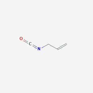 molecular formula C4H5NO B072564 Allyl isocyanate CAS No. 1476-23-9