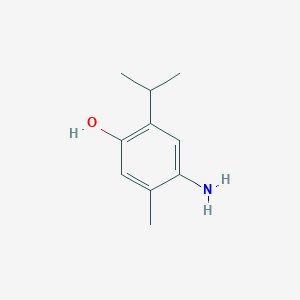 molecular formula C10H15NO B072589 4-Amino-2-isopropyl-5-methylphenol CAS No. 1128-28-5