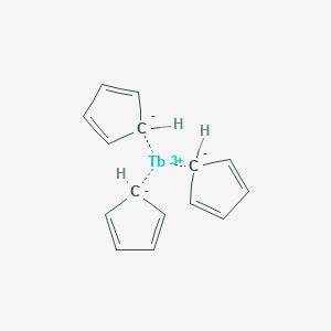 molecular formula C15H15Tb 15* B072615 三(η5-环戊二烯-2,4-二烯-1-基)铽 CAS No. 1272-25-9