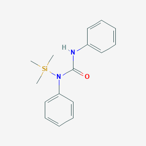 molecular formula C16H20N2OSi B072618 N-三甲基甲硅烷基-N,N'-二苯基脲 CAS No. 1154-84-3