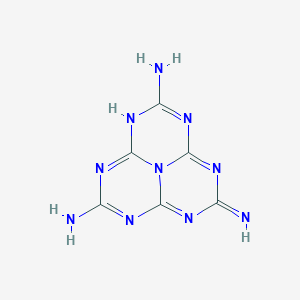 molecular formula C6H6N10 B072624 Melem CAS No. 1502-47-2