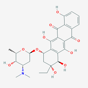 molecular formula C28H33NO10 B072629 红霉素 B CAS No. 1404-52-0