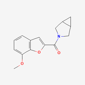 3-Azabicyclo[3.1.0]hexan-3-yl-(7-methoxy-1-benzofuran-2-yl)methanone