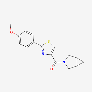 3-Azabicyclo[3.1.0]hexan-3-yl-[2-(4-methoxyphenyl)-1,3-thiazol-4-yl]methanone