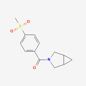 3-Azabicyclo[3.1.0]hexan-3-yl-(4-methylsulfonylphenyl)methanone