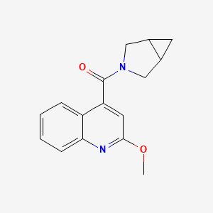 3-Azabicyclo[3.1.0]hexan-3-yl-(2-methoxyquinolin-4-yl)methanone