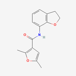 N-(2,3-dihydro-1-benzofuran-7-yl)-2,5-dimethylfuran-3-carboxamide