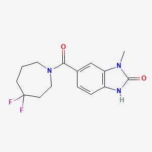 5-(4,4-difluoroazepane-1-carbonyl)-3-methyl-1H-benzimidazol-2-one