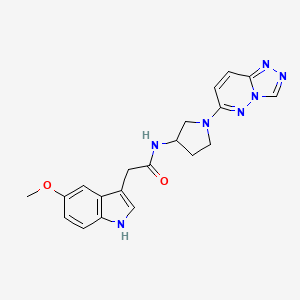 2-(5-methoxy-1H-indol-3-yl)-N-[1-([1,2,4]triazolo[4,3-b]pyridazin-6-yl)pyrrolidin-3-yl]acetamide