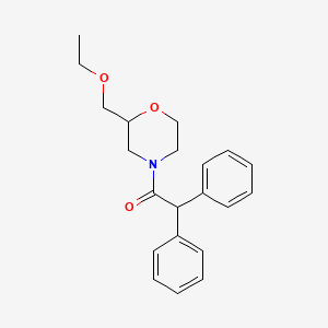 1-[2-(Ethoxymethyl)morpholin-4-yl]-2,2-diphenylethanone