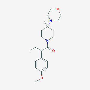 2-(4-Methoxyphenyl)-1-(4-methyl-4-morpholin-4-ylpiperidin-1-yl)butan-1-one