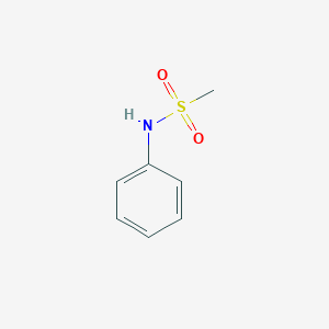 molecular formula C7H9NO2S B072643 N-苯甲磺酰胺 CAS No. 1197-22-4